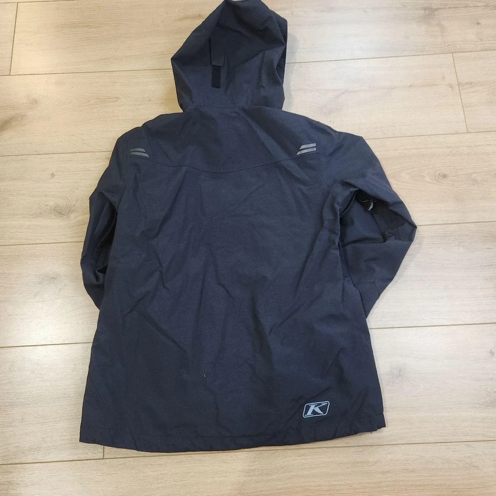 Klim Eclipse Jacket Womens Medium Black Gore-Tex Hooded Waterproof Moto Riding